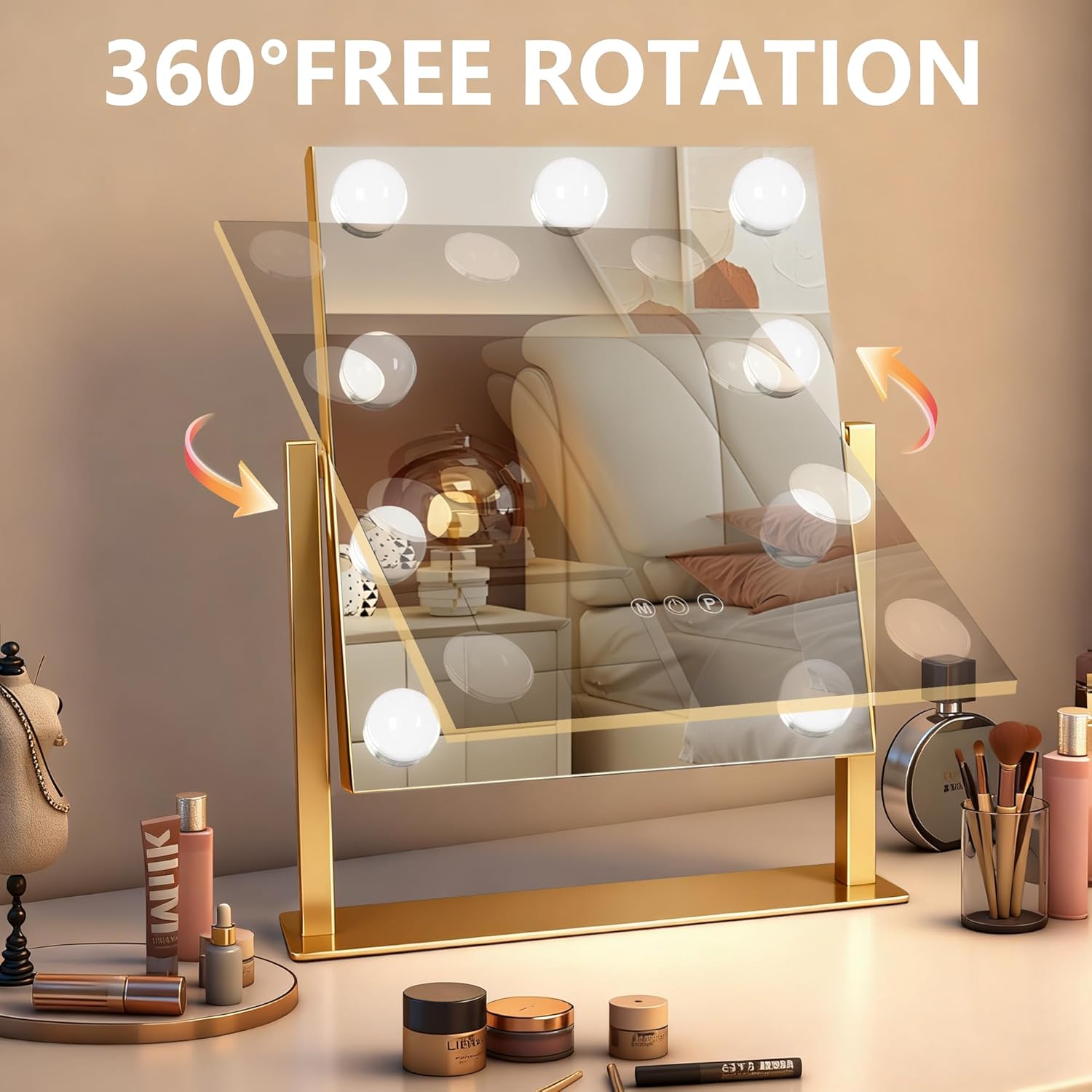 Ratsamee Hollywood Vanity Mirror with Lights