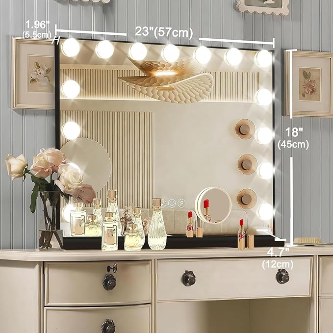 Ratsamee Hollywood Vanity Mirror with Lights