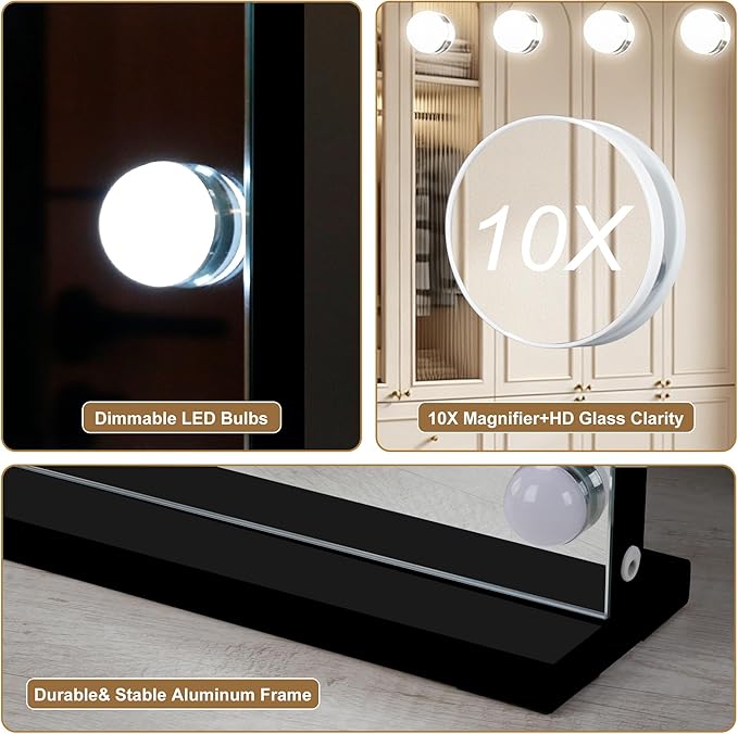 Ratsamee Hollywood Vanity Mirror with Lights