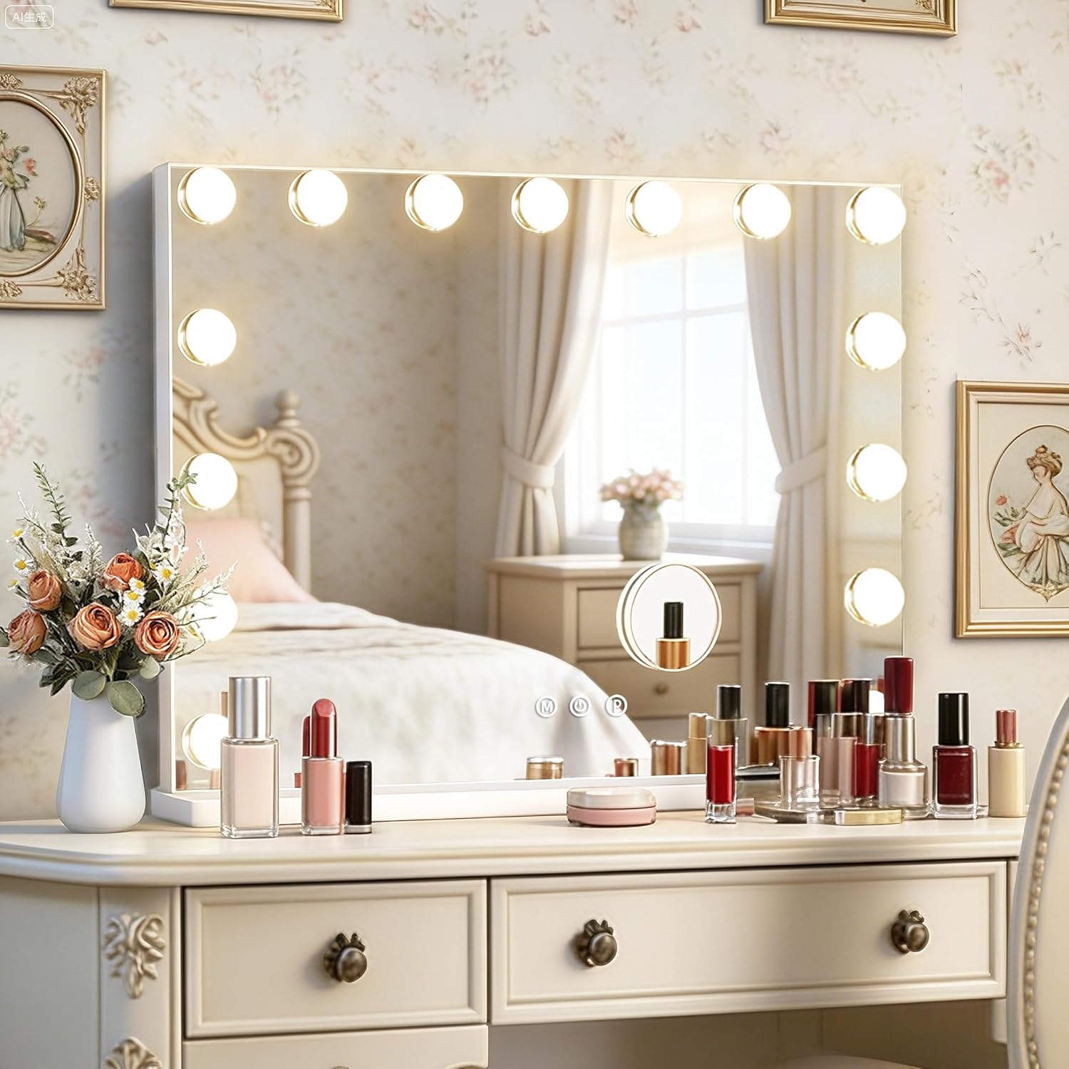Glamour Glow Vanity Mirror